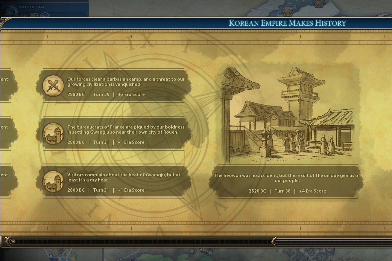 Civilization 6 Era Score how to earn Era Points and Historic Moments